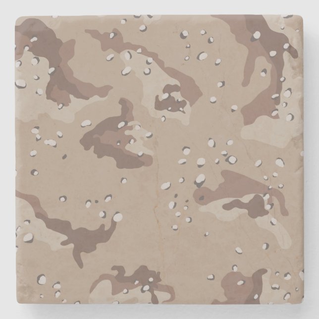 Dessous-de-verre En Pierre Desert Camo (Devant)