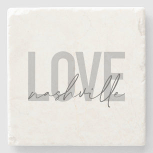 Dessous-de-verre En Pierre Design cool minimaliste, simple et moderne Love Na