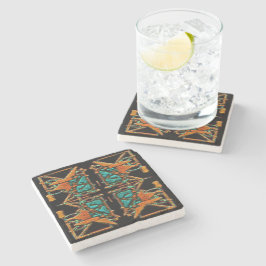 Dessous-de-verre En Pierre Dessous de verre Aztec Mandala