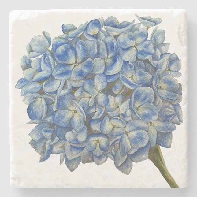 Dessous-de-verre En Pierre Dessous de verre Blue Hydrangea (Devant)