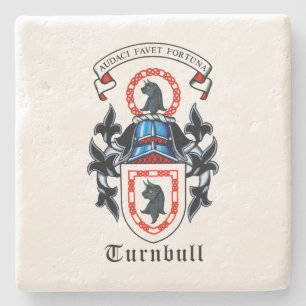 Dessous-de-verre En Pierre Dessous de verre d'armoiries de Turnbull