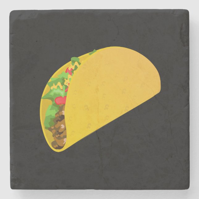 Dessous-de-verre En Pierre Dessous de verre de marbre de taco (Devant)