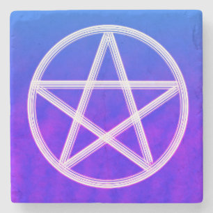 Dessous-de-verre En Pierre Dessous de verre de pentagone étoilé