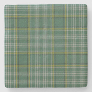 Dessous-de-verre En Pierre Dessous de verre de pierre de plaid de tartan de