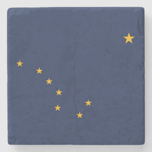 Dessous-de-verre En Pierre Dessous de verre de pierre patriotique avec drapea