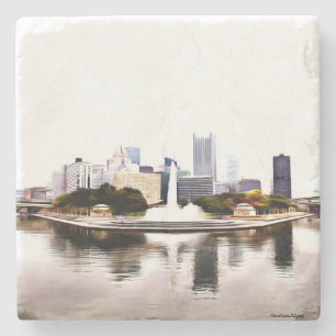 Dessous-de-verre En Pierre Dessous de verre de Pittsburgh
