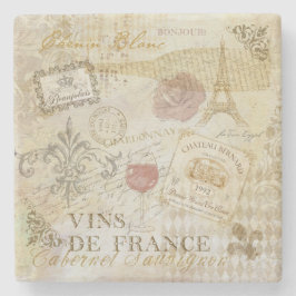 Dessous-de-verre En Pierre Dessous de verre de Vins De France II