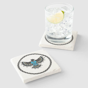 Dessous-de-verre En Pierre Dessous de verre en pierre d'aigle autochtone