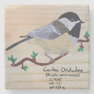 Dessous-de-verre En Pierre Dessous de verre en pierre de chickadee