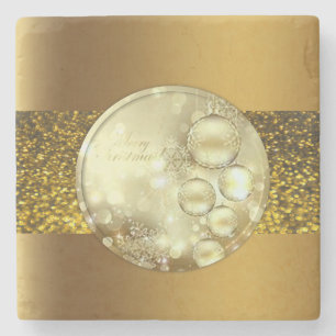 Dessous-de-verre En Pierre Dessous de verre en pierre de marbre Noël