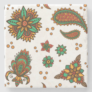 Dessous-de-verre En Pierre DESSOUS DE VERRE en pierre MOTIF MENDHI