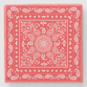 Dessous-de-verre En Pierre Dessous de verre en pierre Paisley Design-1