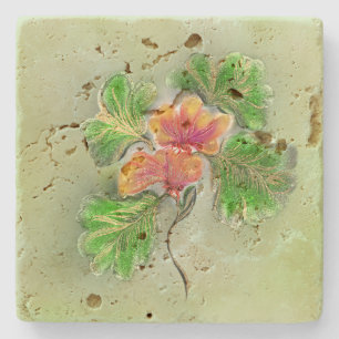 Dessous-de-verre En Pierre Dessous de verre en pierre travertine
