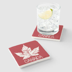 Dessous-de-verre En Pierre Dessous de verre Feuille d'érable du Canada Souven