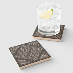 Dessous-de-verre En Pierre Dessous de verre indiens Kolam