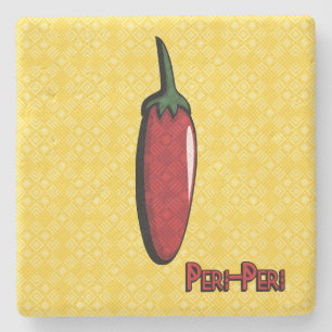 Dessous-de-verre En Pierre Dessous de verre Peri-Peri Chili Pepper Stone