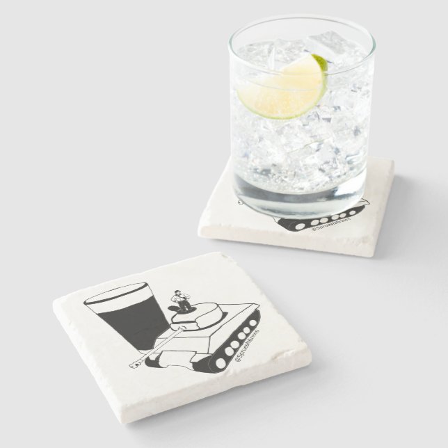 Dessous-de-verre En Pierre Dessous de verre Premium Stone M4 (Côté)