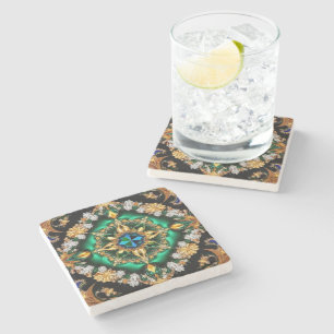 Dessous-de-verre En Pierre Dessous de verre spécial en pierre aux couleurs br