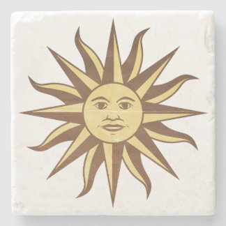 Dessous-de-verre En Pierre Dessous de verre vintage Uruguay Sun Stone