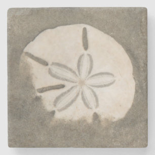 Dessous-de-verre En Pierre Dollar de sable (Echinarachnius parma)