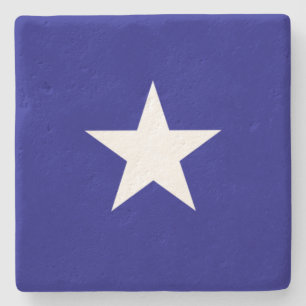 Dessous-de-verre En Pierre Drapeau bleu Bonnie