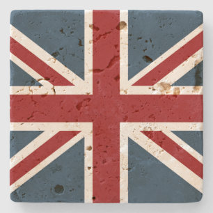 Dessous-de-verre En Pierre Drapeau classique d'Union Jack