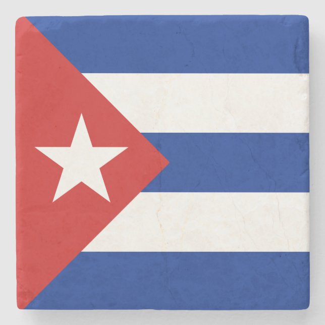Dessous-de-verre En Pierre Drapeau Cuba (Devant)