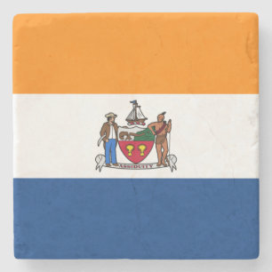 Dessous-de-verre En Pierre Drapeau d'Albany, New York