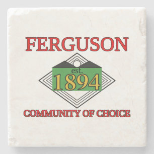 Dessous-de-verre En Pierre Drapeau de Ferguson, Missouri