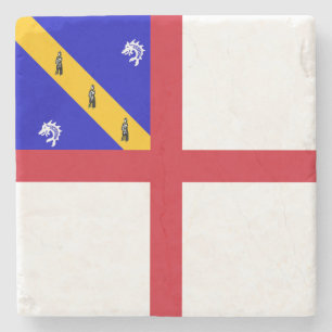 Dessous-de-verre En Pierre Drapeau de Herm
