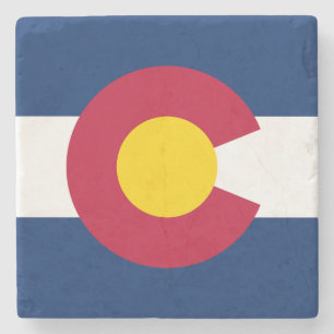 Dessous-de-verre En Pierre Drapeau de l'État du Colorado