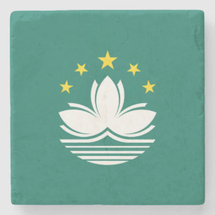 Dessous-de-verre En Pierre Drapeau de Macao
