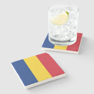 Dessous-de-verre En Pierre Drapeau de Roumanie patriotique roumain