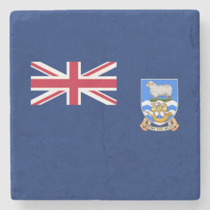 Dessous-de-verre En Pierre Drapeau des îles Falkland