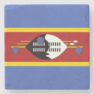 Dessous-de-verre En Pierre Drapeau d'Eswatini