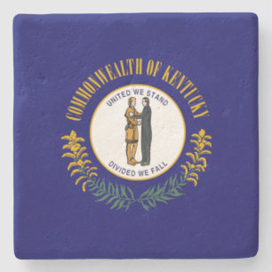 Dessous-de-verre En Pierre Drapeau d'État du Kentucky