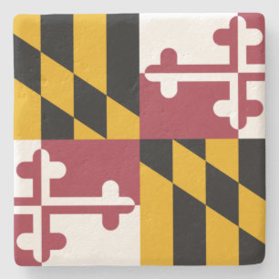 Dessous-de-verre En Pierre Drapeau d'État du Maryland