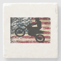 Drapeau Dirt Vélo USA Drapeau T-Shirt Motocross Dr