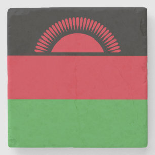 Dessous-de-verre En Pierre Drapeau du Malawi