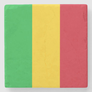 Dessous-de-verre En Pierre Drapeau du Mali