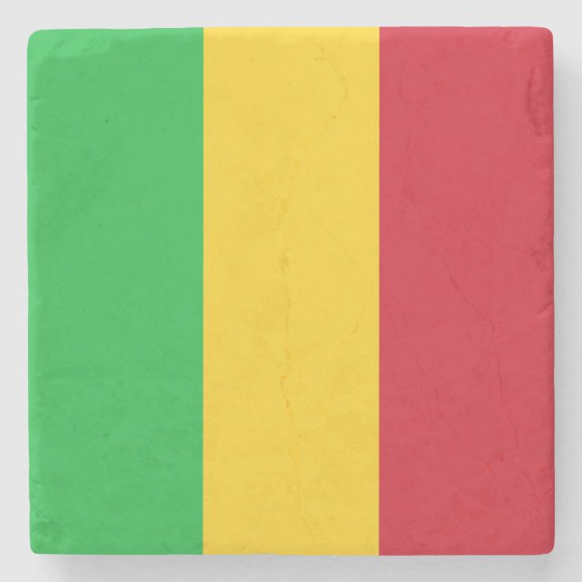 Dessous-de-verre En Pierre Drapeau du Mali (Devant)