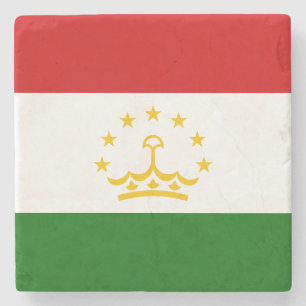 Dessous-de-verre En Pierre Drapeau du Tadjikistan