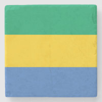 Drapeau gabonais (Gabon)
