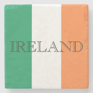 Dessous-de-verre En Pierre Drapeau irlandais Côte d'Irlande