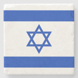 Dessous-de-verre En Pierre Drapeau Israël