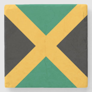 Dessous-de-verre En Pierre Drapeau Jamaïque