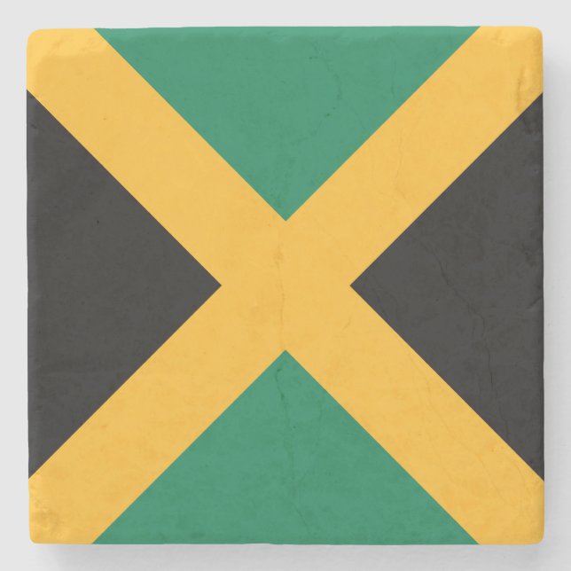 Dessous-de-verre En Pierre Drapeau Jamaïque (Devant)