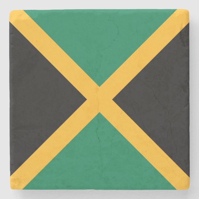 Dessous-de-verre En Pierre Drapeau Jamaïque (Devant)