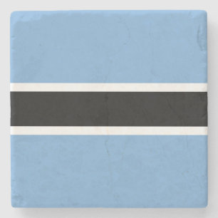 Dessous-de-verre En Pierre Drapeau patriotique du Botswana