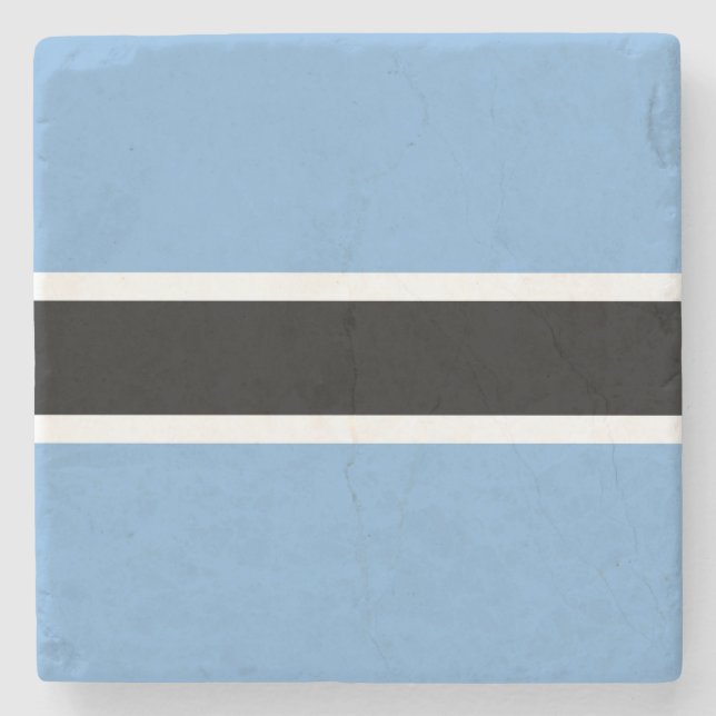 Dessous-de-verre En Pierre Drapeau patriotique du Botswana (Devant)